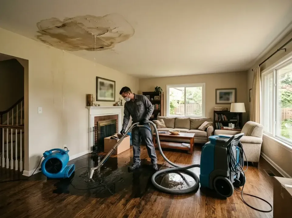 attic-pipe-burst-ceiling-drip-008 — frequently asked questions, Water Damage Restoration & Carpet Care in Mount Airy, MD